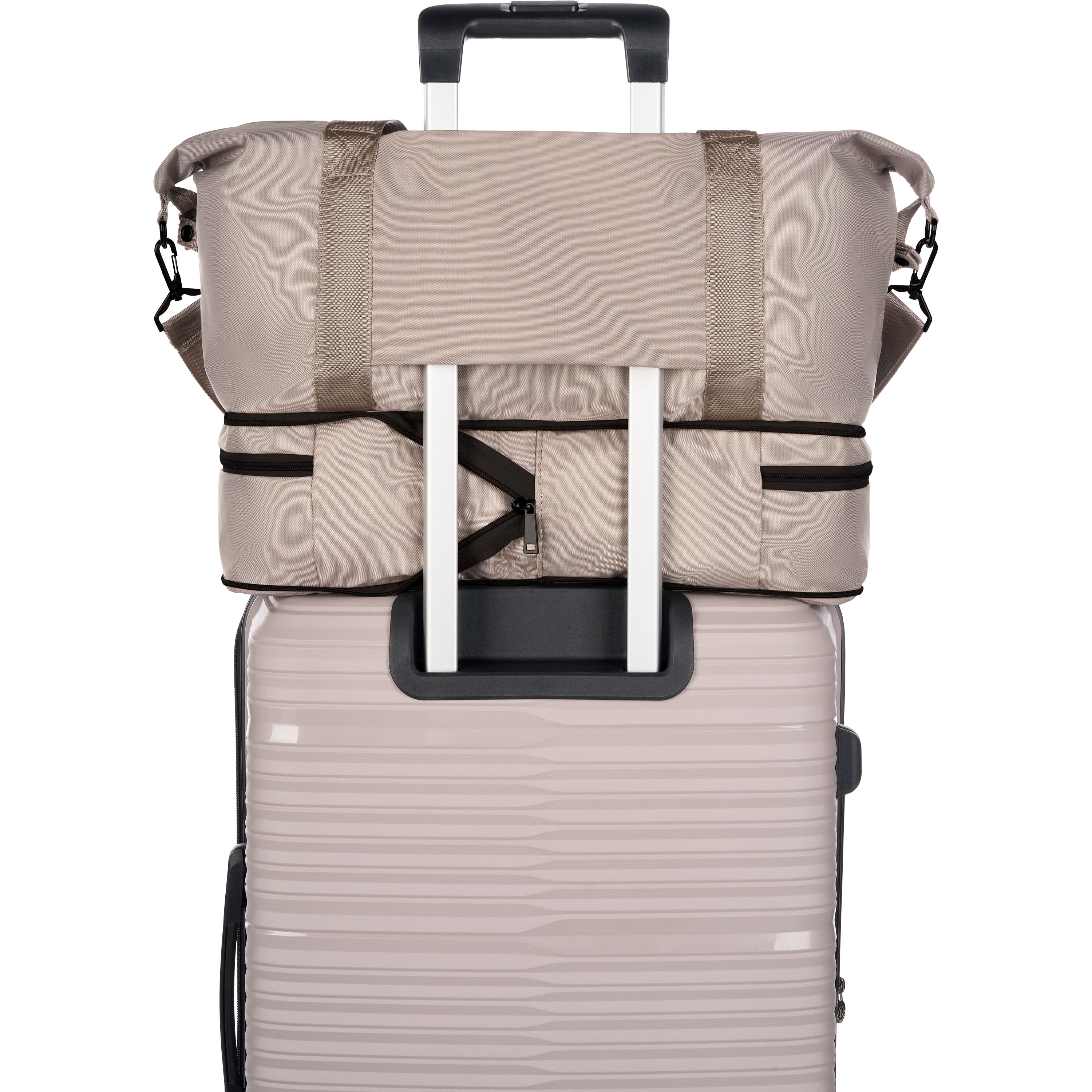 Protege 3-Piece Hardside Spinner Luggage Set with Duffel photo 2