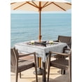 thumbnail image 3 of Outdoor Tablecloths with Umbrella Hole & Zipper, Texas Star Retro 60x60 Inch Square Tablecloths, Vintage Brown Red Berry Wooden Waterproof Table Cloth, Patio/Pool/Picnic Table Covers, 3 of 8