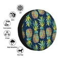 thumbnail image 4 of Pofeuu Colorful Pineapples Print Spare Tire Wheel Cover for Car Truck SUV Camper Universal Fit Spare Tire Cover RV Spare Tire Covers-17 inch, 4 of 6