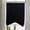 Black, variant on Pleated Paper Window Shades, Easy Install Temporary Blackout Blinds for Indoor Room & Kitchen Window Decor
