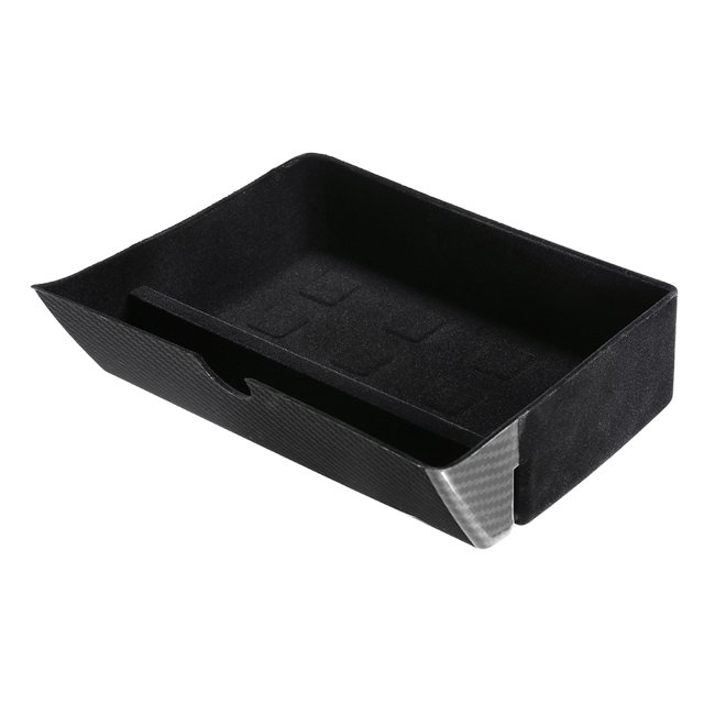 Carbon Fiber Center Console Drawer Storage Box for Tesla Model S / X 2012-2019