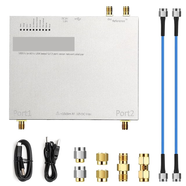 Vector Network Analyzer VNA 100kHz-6GHz Measuring Portable VNA Vector Network Analyzer Antenna Analyzer ,Multiple Functions