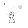 thumbnail image 2 of PENGXIANG Christmas LED Star Bell Snowman Santa Suction Cup Fairy Light Home Window Decor, 2 of 9