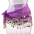 thumbnail image 3 of Belly Dance Hip Bufanda Cinturón Disfraz Fis Monedas Colco Bufanda de la cadera de la danza del vientre, 3 of 7