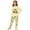 Beige, variant on Girls 67 Print Pajamas Set Outfits Sleepwear Tops And Pants Set Clothes