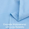 thumbnail image 4 of Twin 2-Piece Duvet Cover Set with 1 Pillow Shams, Brushed Microfiber, Easy Snap Zipper & Corner Ties, Sky Blue, Ntbay | Comforter Not Included, 4 of 6