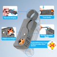 thumbnail image 3 of Kit de Herramientas para Crimpado ZOERAX 3 en 1 para RG59 y RG6 con 20 Conectores F, 3 of 7