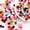 Red, variant on Clearance 800pcs Multicolor Assorted Sizes & Colors Pompoms For Arts And Craft Decorations