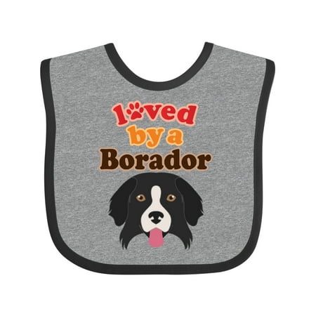 

Inktastic Borador Dog Gift Boys or Girls Baby Bib
