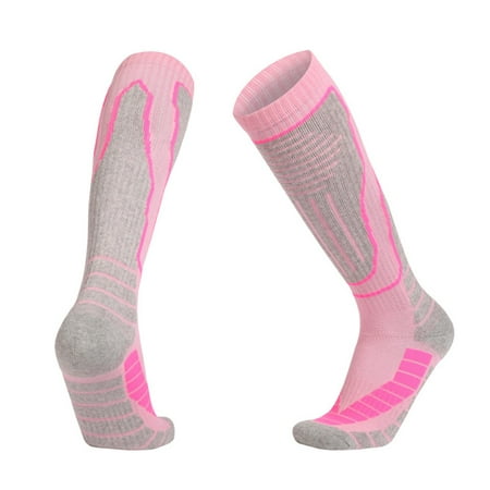 

Litie 1Pair Ski Socks Non-Slip Breathable Thermal Knee High Winter Warm Sports for Men Women Skiing Snowboarding