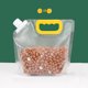thumbnail image 1 of Bolsa de embalaje de grano transparente sellada, bolsa de almacenamiento a prueba de humedad de arroz, bolsa de boca de succión portátil engrosada, bolsa autoportante, 1 of 4