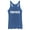 Royal Blue Heather, variant on Women's Fortnite Classic White Logo Racerback Tank Top Navy Blue Heather Small