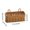 🔥 Brown_Hot#1751, variant on Imitation Rattan Woven Storage Basket | Plastic Wall Hanging Organizer | Vintage Decorative Wicker Basket | Brown | Multi-Purpose for Bathroom, Kitchen, Office | 28 x 13 x 16 cm | 1 Pc