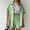 Mint Green, variant on Short Set Two Piece Outfits Sets Button Down Shirt Short Summer Sets Matching Set Women
