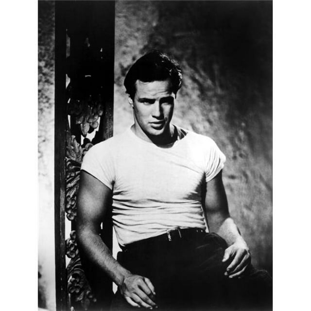 Collection Everett EVCMBDSTNAEC036HLARGE Impression Photo de Marlon Brando 1951, 16 x 20 - Grand