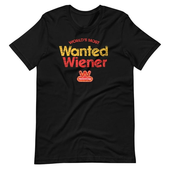 Wienerschnitzel Worlds Most Wanted Wiener Short-Sleeve Unisex T-Shirt