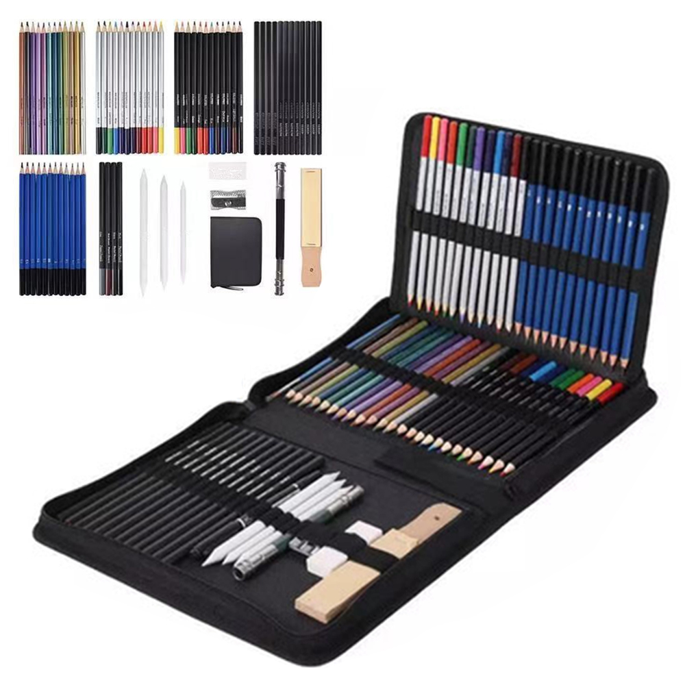 Drawing Pencils Art Kit, Drawing Pens Professional Art Graphite Charcoal  Paint Drawing Tools for Artists Students Teachers Beginners