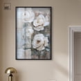 thumbnail image 3 of White Mirage I Shadowbox Print Floral Wall Decor by Art Remedy, Black Frame, 30 x 45, 3 of 7