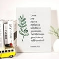 thumbnail image 4 of Christian Canvas Wall Art Galatians 5:22 Fruit of the Spirit Canvas Print Positive Scripture Canvas Painting Home Wall Decor Framed Gift 12x15 Inch, 4 of 5