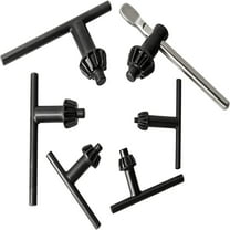 Drill Chuck Key, Carbon Steel Heavy Duty Replacement Drill Chuck Key Wrench 6 Size, Electric Drill Clamping Tool 3/4" 5/8" 1/2" 3/8" 1/4" 5/32