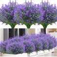 thumbnail image 2 of 10Pcs Artificial Lavender Flower Fake Plant Outdoor Home Yard Garden Party Decor, 2 of 6