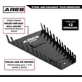 thumbnail image 2 of ARES 62006 - Organizador de Llaves de Trinquete Metálico de 12 Piezas - Soporte Metálico Resistente Almacena hasta 12 Llaves Métricas y en Pulgadas y Mantiene Tu Garaje Organizado, 2 of 3