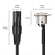 thumbnail image 5 of Cable de Paso XLR de 2 Unidades, Caja de Escenario, Conector XLR Macho A Hembra Tipo D de 3 Pines para Panel de Conexión, Caja de Suelo para Audio., 5 of 5
