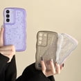 thumbnail image 2 of Compatible with Samsung Galaxy S22 Glitter Clear Phone Case,Cute Curly Wave Frame Case Women Bling Shiny S22 Case Soft Shockproof Bumper Cover (Black, Samsung Galaxy S22), 2 of 8