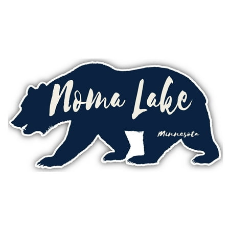 

Noma Lake Minnesota Souvenir 3x1.5-Inch Fridge Magnet Bear Design