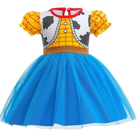 

Toddler Girls Costume Cowgirl Fancy Party Dress Up Halloween Birthday Outfits