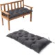 thumbnail image 1 of Yuarrent Cojín para banco al aire libre, cojín impermeable para silla de playa, largo en banco, comodidad larga carpas verde oscuro, 1 of 6