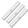 thumbnail image 1 of 3 Pcs Lampe de Garde-Robe Sans Fil Lumière Blanche Rayée 10 Perles Lampe LED Intérieure Lampe de Garde-Robe à Induction Lumière et Détection de Mouvement Lampe de Garde-Robe à Piles Aspiration Magnétique, 1 of 8