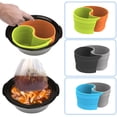 thumbnail image 3 of Hicess 2Pcs/Set Slow Cooker Divider Dishwasher Safe Flexible Non-stick Food Grade Silicone Pad Separation Reusable 6 QT Cooking Pot Liner Slow Cooker Pad Kitchen Accessories, 3 of 8