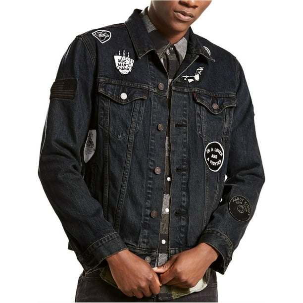 Chaqueta de camionero con parches Levi's para Hombre Negro XX