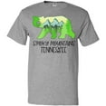 thumbnail image 3 of Inktastic Smoky Mountains, Tennessee- Mountains and Bear Shape T-Shirt, 3 of 5