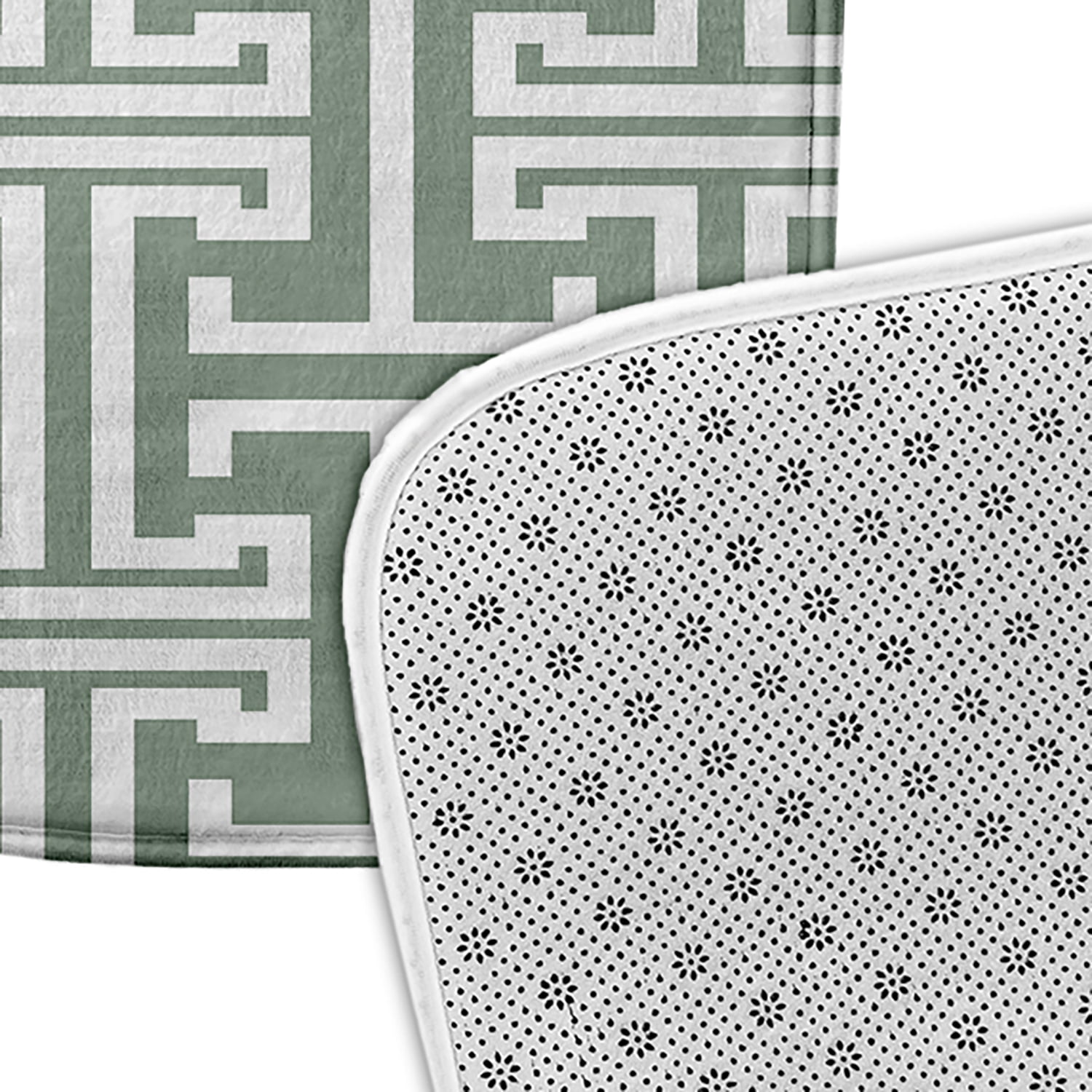 Simply Daisy Geometric Pet Feeding Mat for Dogs and Cats