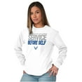 thumbnail image 4 of US Air Force USAF Service Before Self Long Sleeve TShirt Men Women Brisco Brands S, 4 of 6