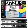 thumbnail image 1 of Cartucho de tinta Smart Ink compatible con HP 972A 972 A (juego de 2), 1 of 8