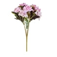 thumbnail image 6 of FaLX 1 Bunch Artificial Flower No Watering 5 Forks 10 Heads Simulation Rose Bouquet Decoration Home Decor, 6 of 8