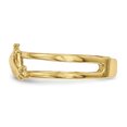 thumbnail image 2 of 14k Yellow Gold Dolphin Adjustable Toe Ring Open Midi, 2 of 8