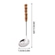 thumbnail image 2 of Cucharas Cuchara Ranurada de Acero Inoxidable con Mango de Bambú Utensilio de Cocina Duradero para Cocinar, Servir y Escurrir Ideal para Chefs Caseros y Entusiastas de La Comida Cucharas de Cocina, 2 of 5