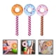 thumbnail image 4 of KAKOWELY 3 piruletas inflables de dona para fiestas de cumpleaños, decoraciones de PVC con temática de dulces, accesorios para fiestas, piruletas inflables, globos., 4 of 5