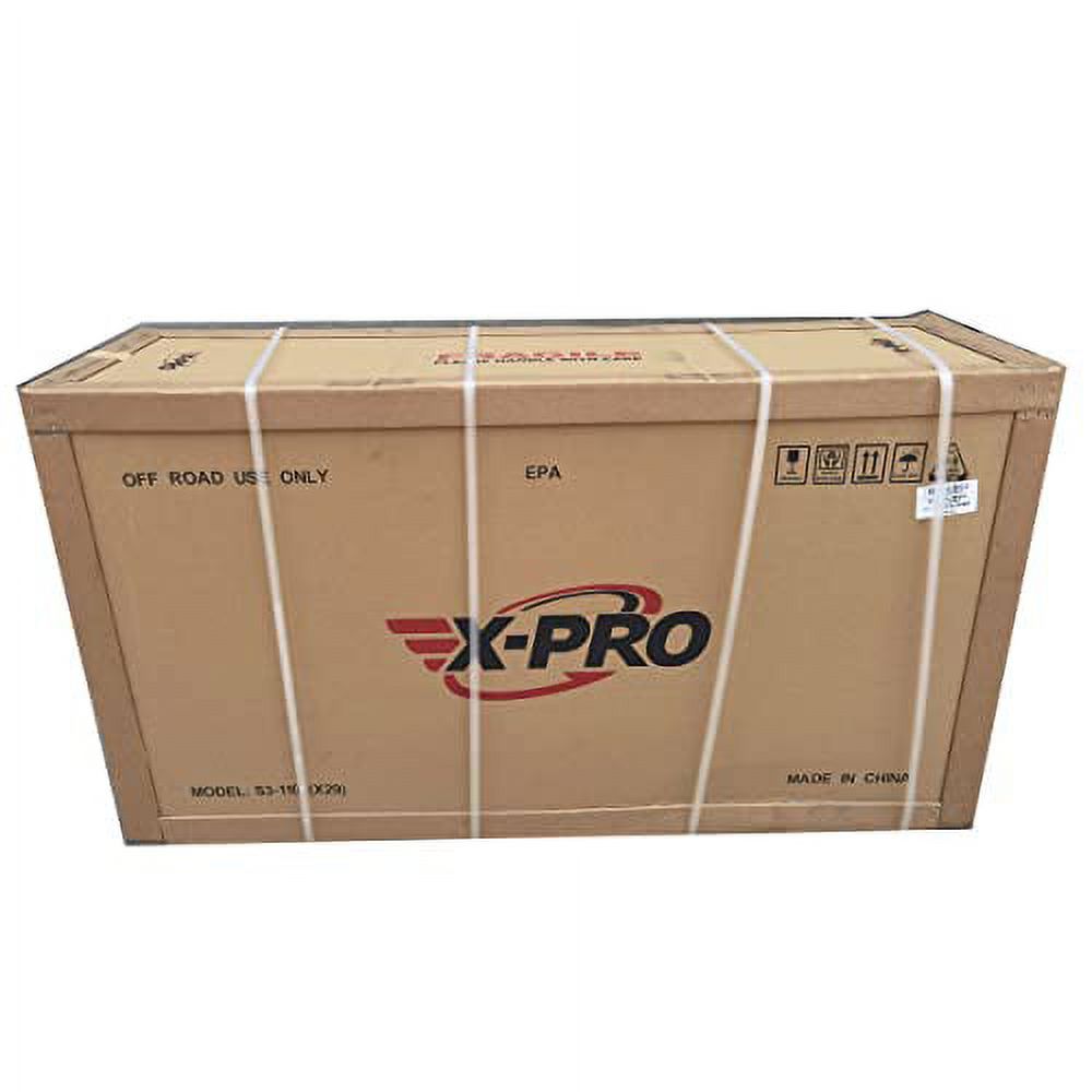 X-Pro Brand New 110cc Gas Pit Dirt Bike with Automatic Transmission, Electric Start. 14"/12" Tires!