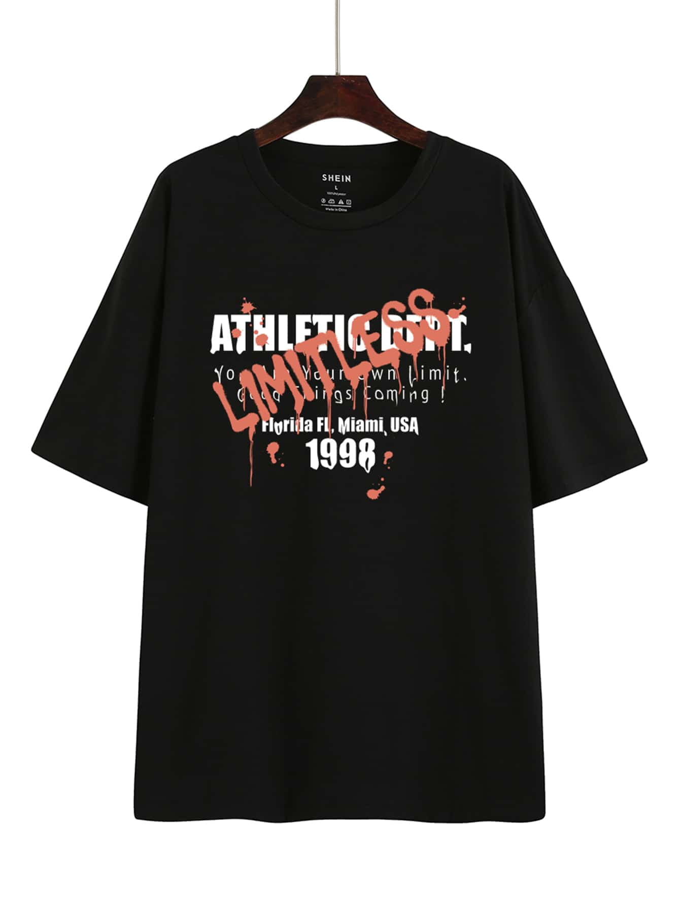 Letter Graphic Oversized Tee 
