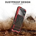 thumbnail image 2 of R-JUST RJ09-1 For iPhone 16 Pro Max Case Silicone Aluminium Alloy Phone Cover with Screen Film - Bla, 2 of 5