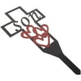 thumbnail image 3 of Relatives in Cemetery Cross Grave Stake Ground Ornament Decor for Son Memorial Sign Decoration Metal, 3 of 7