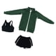 thumbnail image 5 of Moda 1/6 Escala Ropa de Muñecas Femeninas, Figuras de Mujeres Ropa de Muñecas Figura Femenina Ropa para Figuras de Acción Femeninas de 12 Pulgadas Acc Verde Hugo Traje de muñeca femenina, 5 of 7