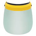 thumbnail image 2 of Zenport FS802 Protective Face Shield with Removable Clear Screen, Clear/Yellow - 3 Pack, 2 of 5