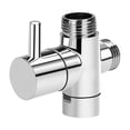 thumbnail image 3 of Válvulas desviadoras de 3 vías, adaptador de válvulas desviadoras, rosca de bidé de 20mm, válvulas desviadoras de cabezal de ducha Universal para baño, 3 of 9