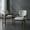 White, variant on Ergonomic and Breathable - Fabric Upholstered Chairs for a Cozy Dining
